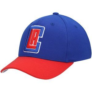 Mitchell‎ & Ness Los Angeles LA Clippers Snapback Hat Cap Two-tone Royal/Red New